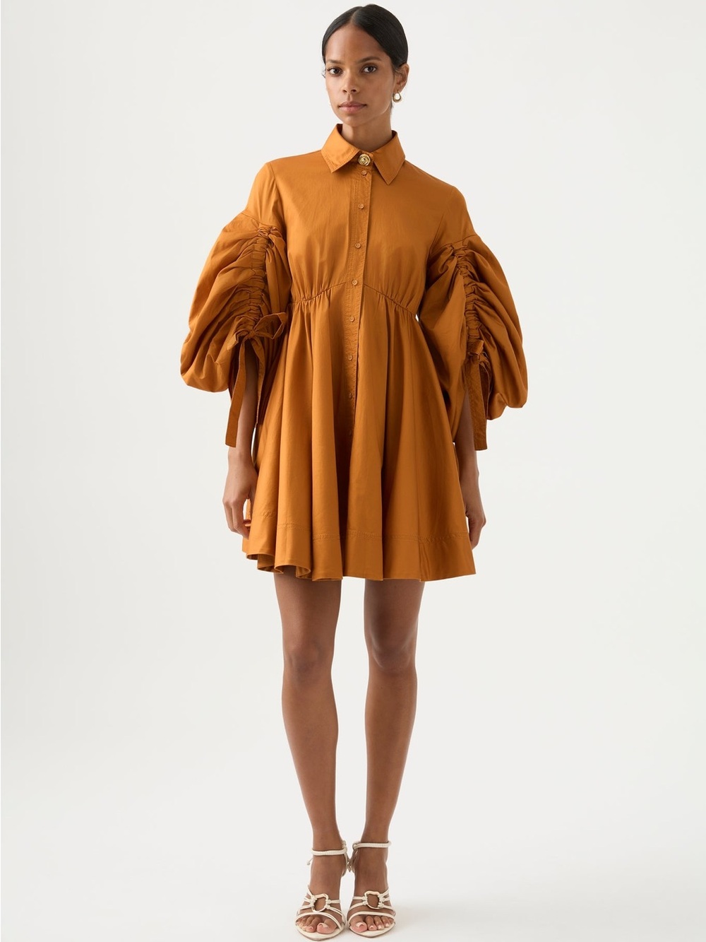 Aje UTOPIA DRAWSTRING MINI DRESS